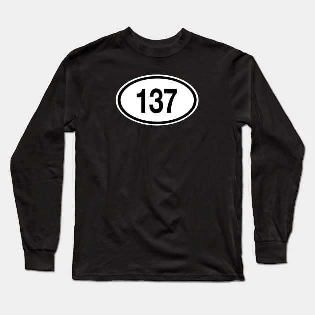 The Mysterious 137 Marathon Long Sleeve T-Shirt by codeWhisperer